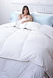 Sierra Heavy Weight White Down Comforter White King
