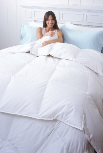 Sierra Heavy Weight White Down Comforter White 