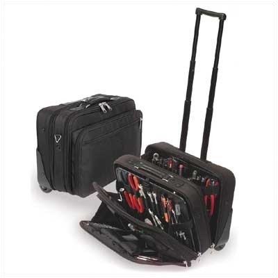 W600 Black Wheeled Tool and Laptop Zipper Case: 9