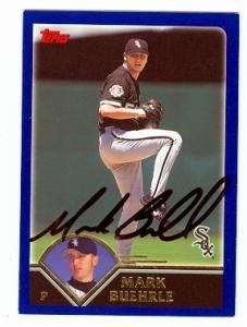Mark Buehrle Autographed/Hand Signed Baseball Card (Chicago White Sox) 2003 Topps #47