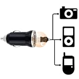 Compact Car Socket 12V to USB 5V DC Power Adapter