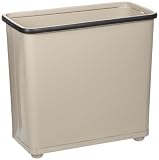 Rubbermaid Commercial Steel 30 Gallon Open Top Waste Basket, Rectangular, 8