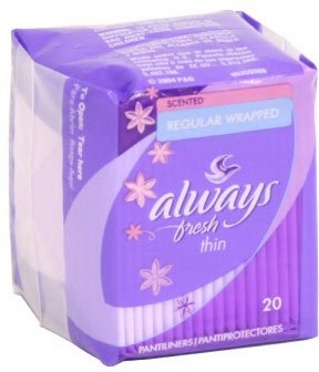Always Fresh Scented Liners- 20
