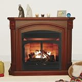 ProCom Full-Size Vent-Free Propane Fireplace - 40,000 BTU, Coffee Glaze by ProCom