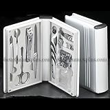 9 Pieces Manicure Set with Mach3 Razor, Metal Case by PhotoFramesPlus