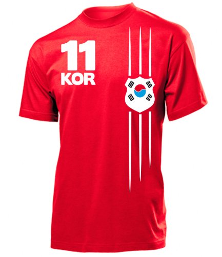KOREA FUSSBALL WM 2014 FANSHIRT 3312(H-R) Gr. S