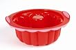 SiliconeZone New Wave Bund form Pan-10cup, Red / Pink