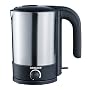 Severin WK 3366 Wasserkocher, Edelstahl-geb�rstet-schwarz / 1,5 Liter Inhalt / 2000 W