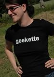 t-shirt geek : Geekette - Taille XL