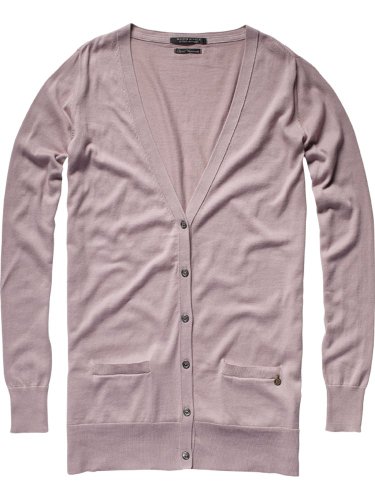 Maison Scotch Damen Top 12210160762 - basic long cardigan in soft touch qty,Gr. 42 (Size 4 Preisvergleich