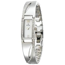 Bulova Ladies Crystal Bracelet Watch #96T63