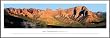 Zion National Park - Kolob - Panoramic Print - Framed Poster