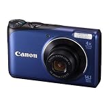Canon Powershot MP Digital Camera with 4x Optical Zoom (Blue) A2200 14.1