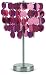 Three Cheers Fuschia Paillette Table Lamp