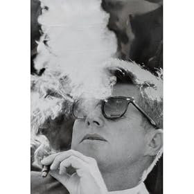 President John F Kennedy Smoking Archival Photo Poster Print - 11x17