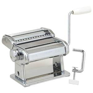Atlas 8320 Original Italian Stainless-Steel Pasta Machine by Atlas