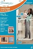 Extra-Tall Swing Close Security Gate w/extensions White