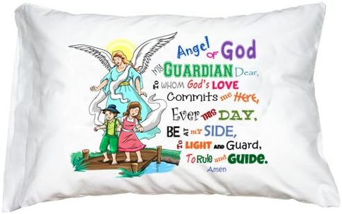 Guardian Angel Prayer Pillowcase
