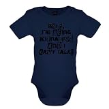 from Dressdown Help Im Being Kidnapped - Funny Babygrow / Bodysuit - 6 Colours - Navy - 3-6 Months
