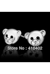 P&P Jewelry platinum plated simple shaped pendant earring jewelryAustria crystal jewelryE308 tiny hoop earrings