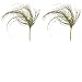 Factory Direct Craft Light Green Glitter Fountain Grass Sprays | 2 Sprays | For Indoor Decor
