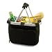 Picnic Time Metro Uno Insulated Tote with Lunch Service for 1, Black