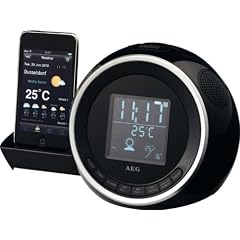 AEG SRC4438 Uhrenradio (LC-Display, iPod/iPhone-Dock)