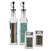 Vintage Collection Oil Bottles and Salt & Pepper Set