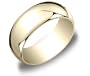 Men's 10k Yellow Gold 8mm Traditional Wedding Band Ring, Size 11