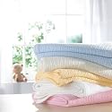 Izziwotnot - Cellular Blanket Moses Basket - Cream