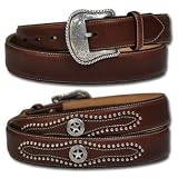 Nocona Star Tab Western Belt