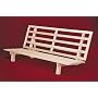 Queen Size Bi-Fold Futon Sofa Bed - Frame Only