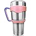 SkyyHi Handle for 30 oz Tumbler - Black Blue Pink Colors Available - Tumbler Handle for YETI Ramblers, RTIC, OZARK and other 30 ounce Tumbler Cup Mugs (Pink)