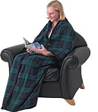 Review Maxam  / Maxam Soft Fleece Snuggle Blanket transforms into robe