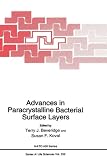 Advances in bacterial paracrystalline surface layers