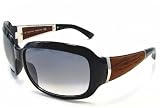 Jimmy Choo - JIMMY CHOO Trixie/S TrixieS Shiny Black D28 Sunglasses