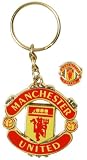 Review Official Football Souvenirs  / Manchester United Keyring & Badge Set