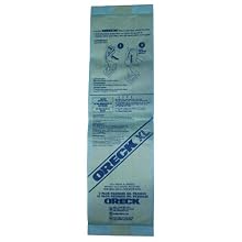 Oreck Commercial 8000.25 Upright Vacuum Disposable Bag, For Upright Vacuum (Pack of 25)