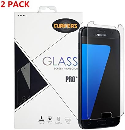 Samsung S7 Tempered Glass Screen Protector, Samsung Galaxy S7 (NOT Edge) Premium High Definition (HD) Clear Ballistic Glass Screen Protector(Not Edge to Edge), Protect Scratches And Drops (2 Pack)