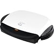 George Foreman GRP4P Next Grilleration 4-Burger Grill with Removable Plates, Platinum
