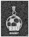 Eastern Illinois Panthers 'EIU Soccer Ball' Pendant - Sterling Silver Jewelry