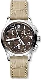 Victorinox Swiss Army - 241320 - Montre Femme - Quartz Chronographe - Bracelet Cuir Beige