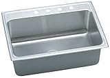 IMAGE OF Elkay DLR3122124 Gourmet Lustertone Sink, Stainless Steel