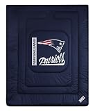 New England Patriots Locker Room Twin Bed Comforter (66x86) NFL