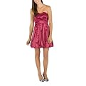 Juniors' Xhilaration&reg; Empire Prom Party Dress - Cabernet