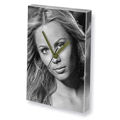 LAURA VANDERVOORT - Canvas Clock (LARGE A3 - Signed by the Artist) #js001