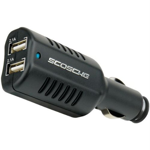 SCOSCHE IUSBC4 REVIVE II IPAD 2.1-AMP DUAL USB 