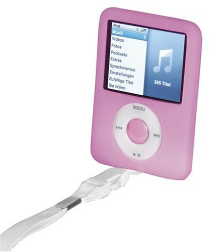 Hama MP3 Tasche "Sport Case" f&uuml;r Apple iPod nano 3. Generation Pink