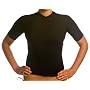 Beach Depot UPF 50+ Women's Short Sleeve Rash Guard Shirt - Black