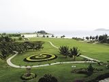 Aerial View of a Lawn on a Golf Course Photographic Poster Print, 32x24